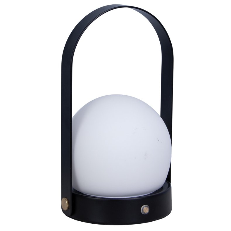 LED Bordlampe Dione, Sort