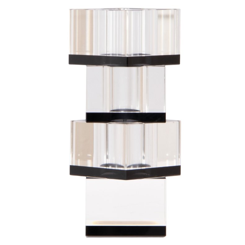 Vase - Flora, sort (Restparti)