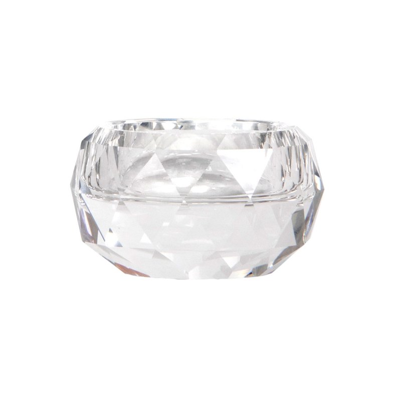 Krystal fyrfadsstage - Georgine, klar (Restparti)