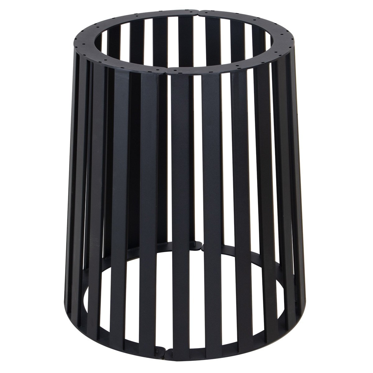 Halfmoon bordstel base, sort for borde �128 - �180cm.