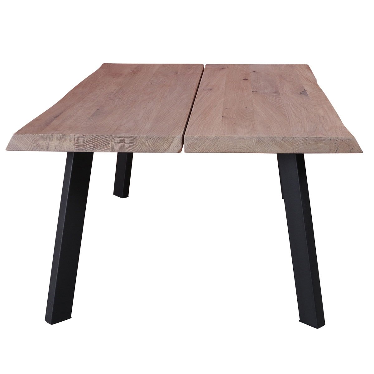 Caf�-/bar-/sofabord i massiv eg - 120 x 80 cm - valgfri farve (Hugin)