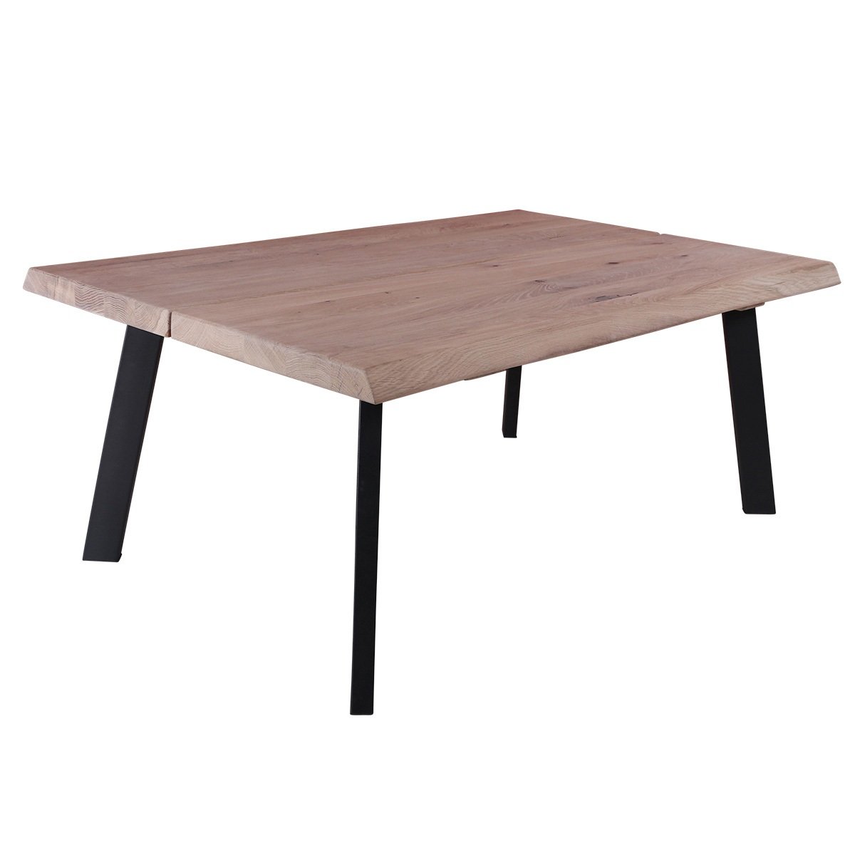 Hugin bordplade i massiv eg - 120 x 80 x 4 cm - 8 valgfri olie farve - FSC-certificeret eg