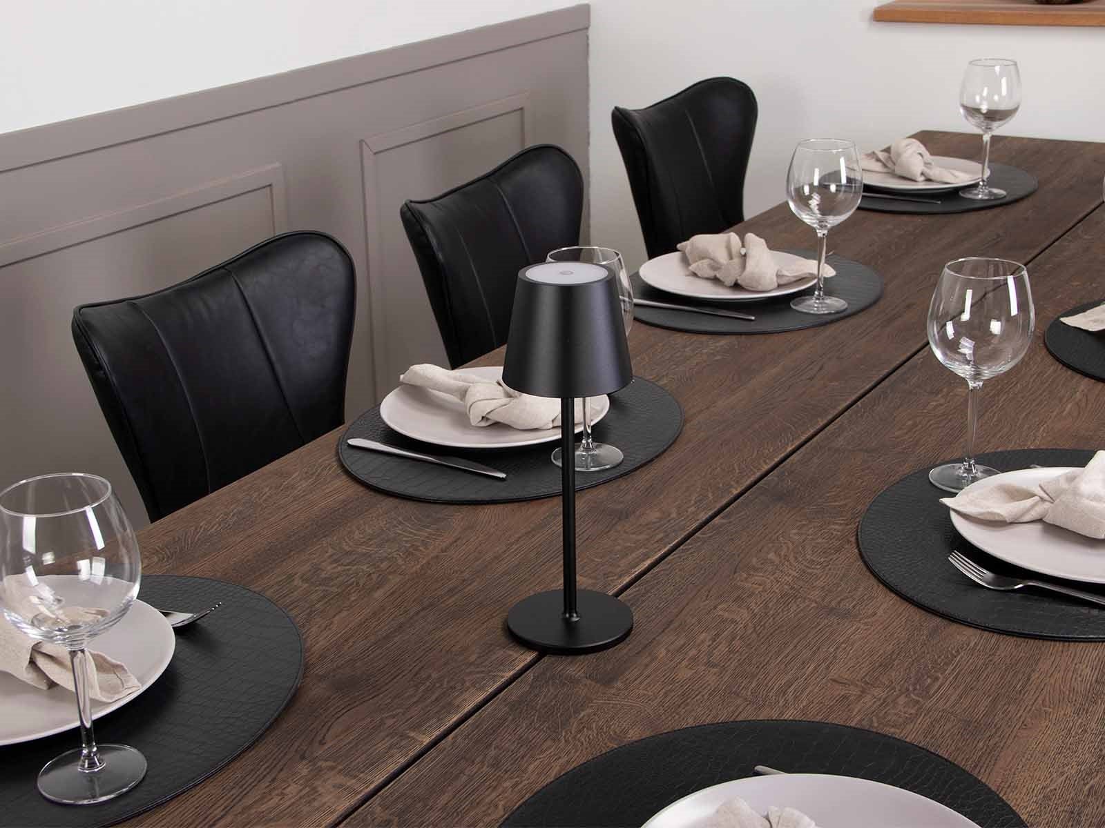 LED Bordlampe Klio, Sort