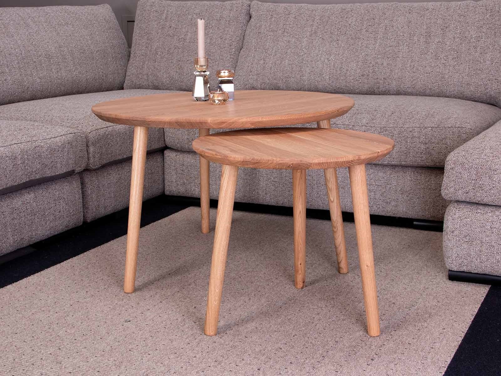 Sofabordben, eg, 48 cm (Model:Conical 48)