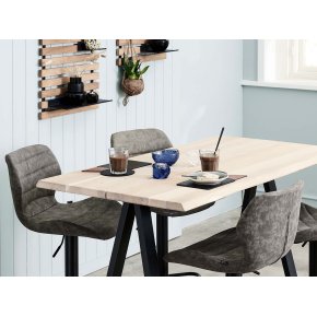 Krystal fyrfadsstage - Taks, bl� (Restparti)