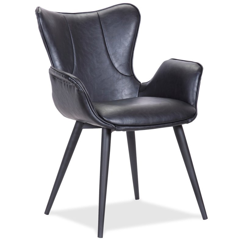 Spisebordsstol Sort (Model: Mist)