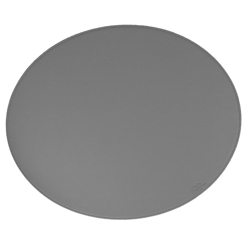 Oval d�kkeserviet - M�rkegr� PU - HARD