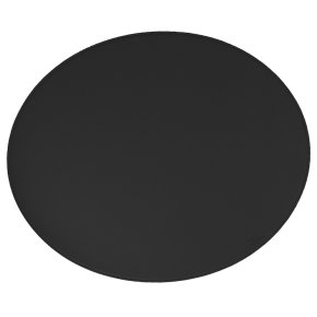 Oval d�kkeserviet - Sort PU - HARD