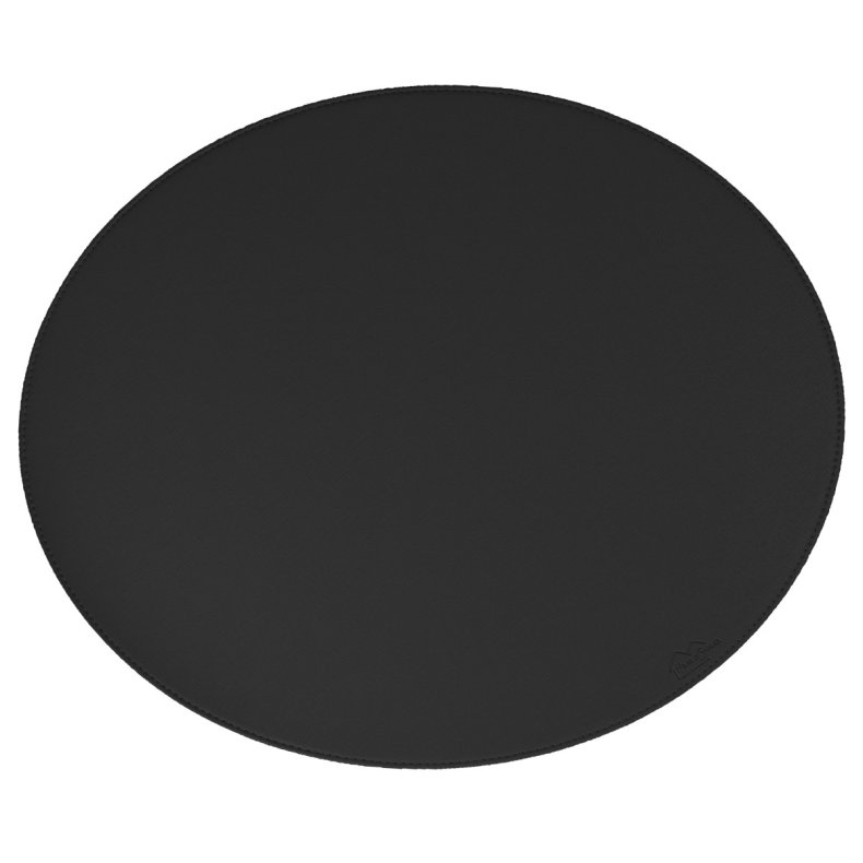 Oval d�kkeserviet - Sort PU - HARD
