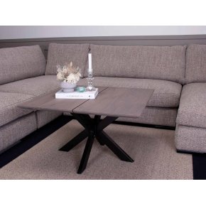 Caf�-/bar-/sofabord i massiv eg - 80 x 80 cm - valgfri farve (Vidar)