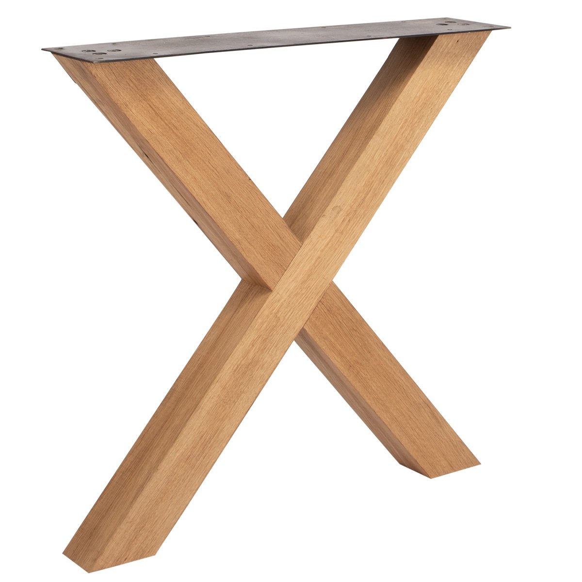 Dining Table Base (Model: X Base Oak, Optional Color) - Dining table ...