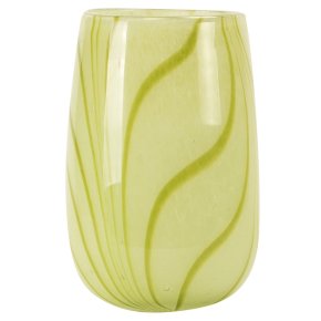 Vase - Zinnia, lime (Restparti)